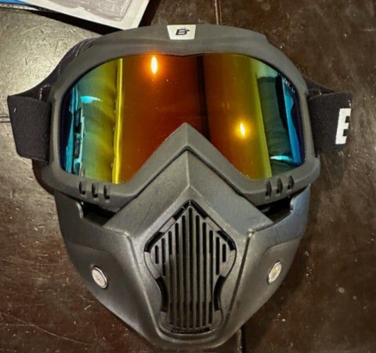 Used Paintball Mask
