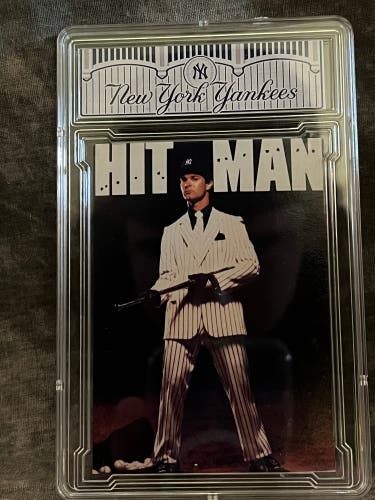Don Mattingly Hit Man Promo Card New York Yankees