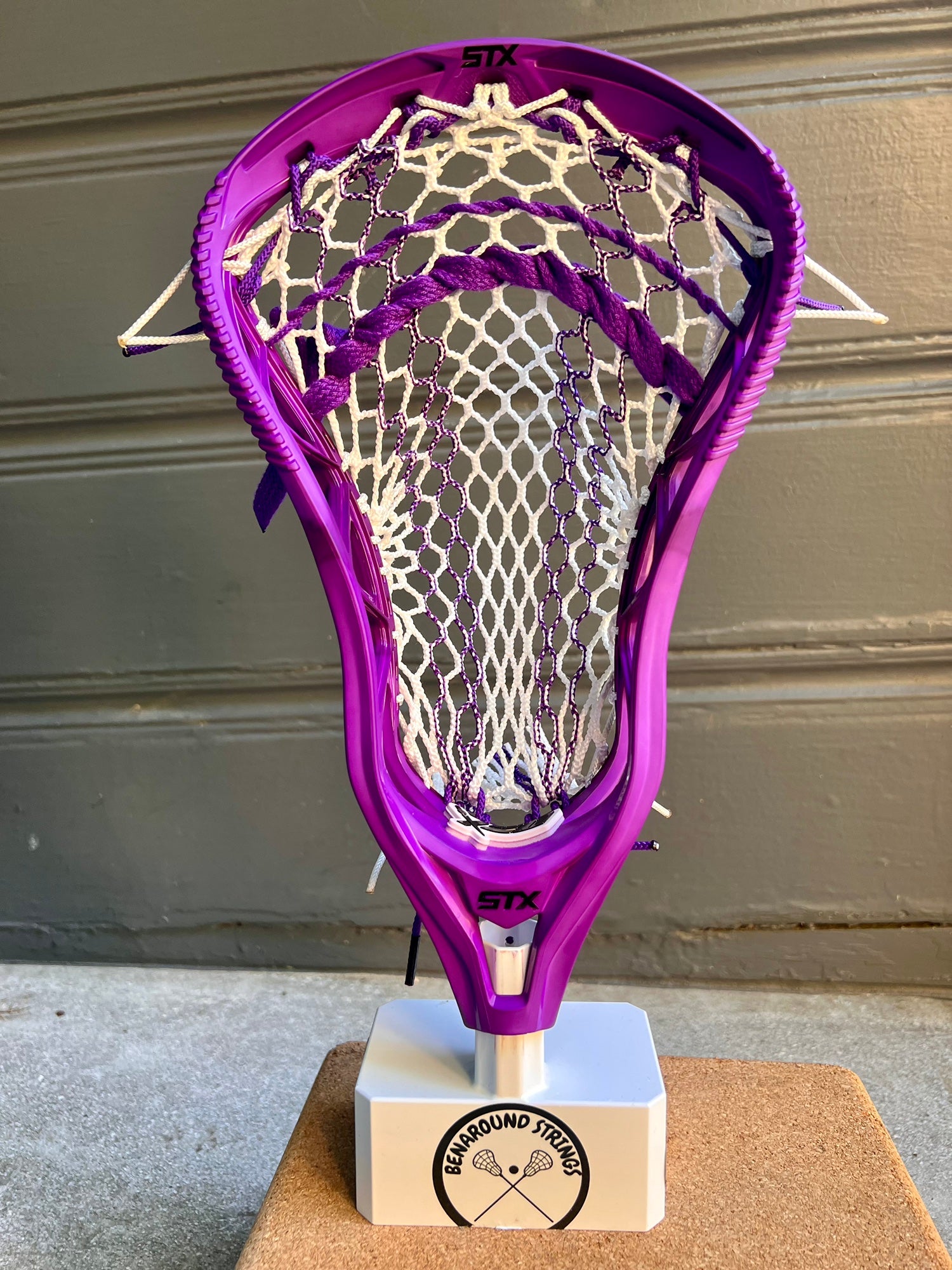 STX X20 Lacrosse Head -Professionally Strung STX Memory Mesh