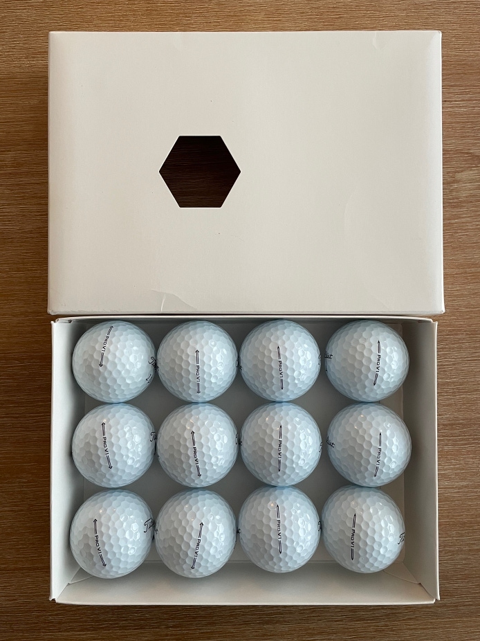 Mint 5A ‘21 & ‘23 Titleist 12 Pack (1 Dozen) Pro V1 Balls - White