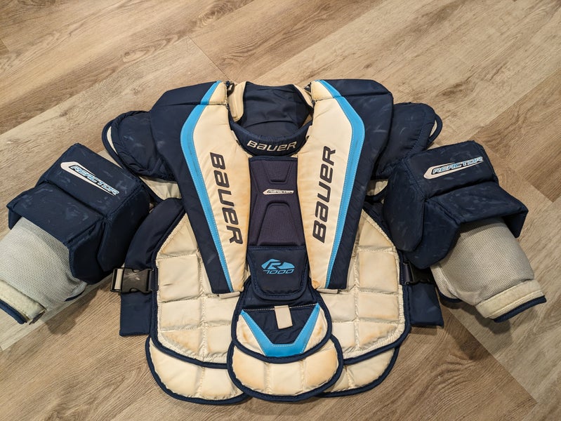 Used Large Bauer Reactor 7000 Goalie Chest Protector
