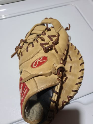 Used Right Hand Throw Rawlings First Base Gold Glove Elite Baseball Glove 13"
