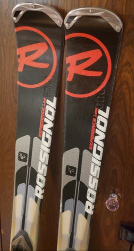 166cm ROSSIGNOL E74 EXPERIENCE  SKIS w/ROSSIGNOL 3-10 DIN BINDINGS*USED* CLEAN/READY TO USE