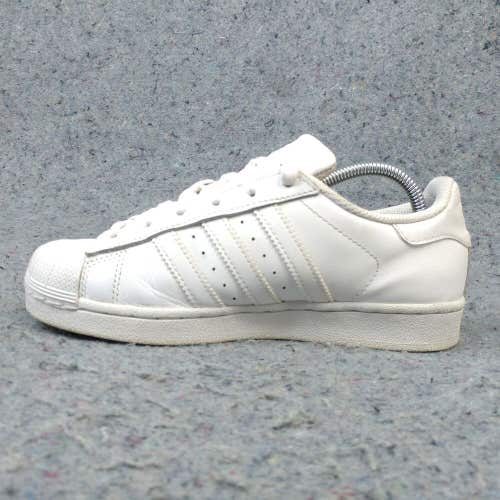 Adidas Superstar Boys Shoes Size 3.5Y Kids Sneakers White Low Top B23641