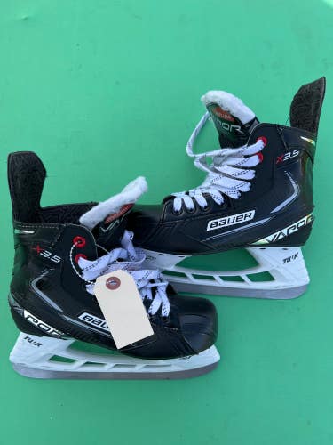 Used Bauer Vapor X3.5 Hockey Skates D&R (Regular) 3.5 - Junior