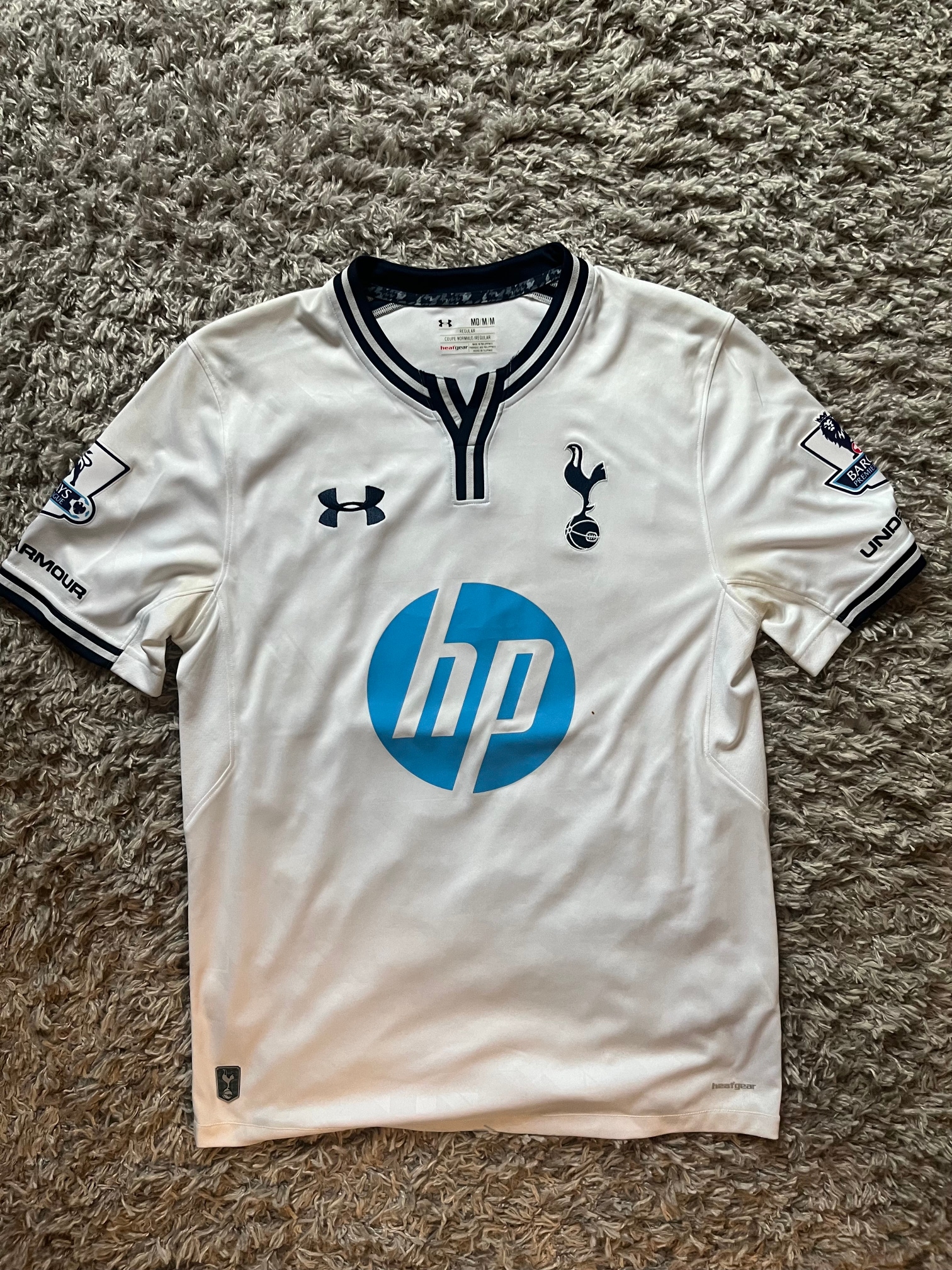 Tottenham 2013-14 Authentic Under Armour Home Jersey - Size M