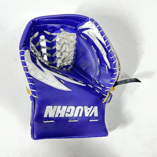 Vaughn SLR2  - Used Pro Stock Goalie Glove and Blocker (Purple/White)