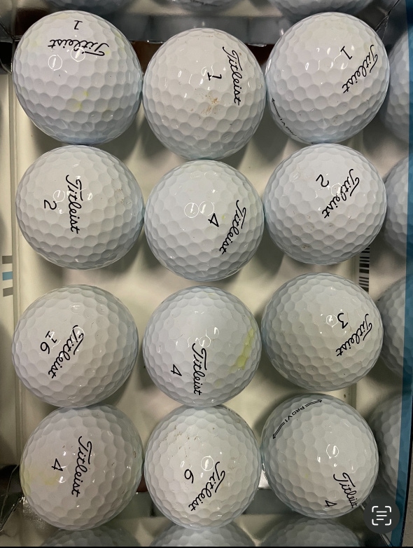 Mint Used Titleist Golf Balls Dozen Prov1