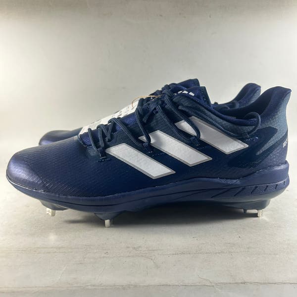 Adidas Adizero Afterburner Mens Metal Baseball Cleats Blue  display picture 3