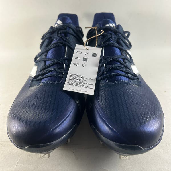 Adidas Adizero Afterburner Mens Metal Baseball Cleats Blue  display picture 1