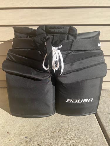 Senior Used XL Bauer Pro Hockey Goalie Pants