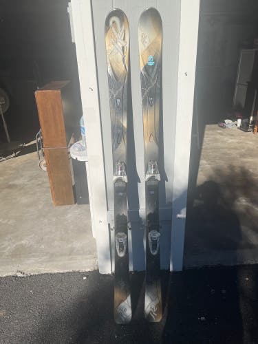 Used Unisex K2 167 cm All Mountain Superone Skis With Bindings