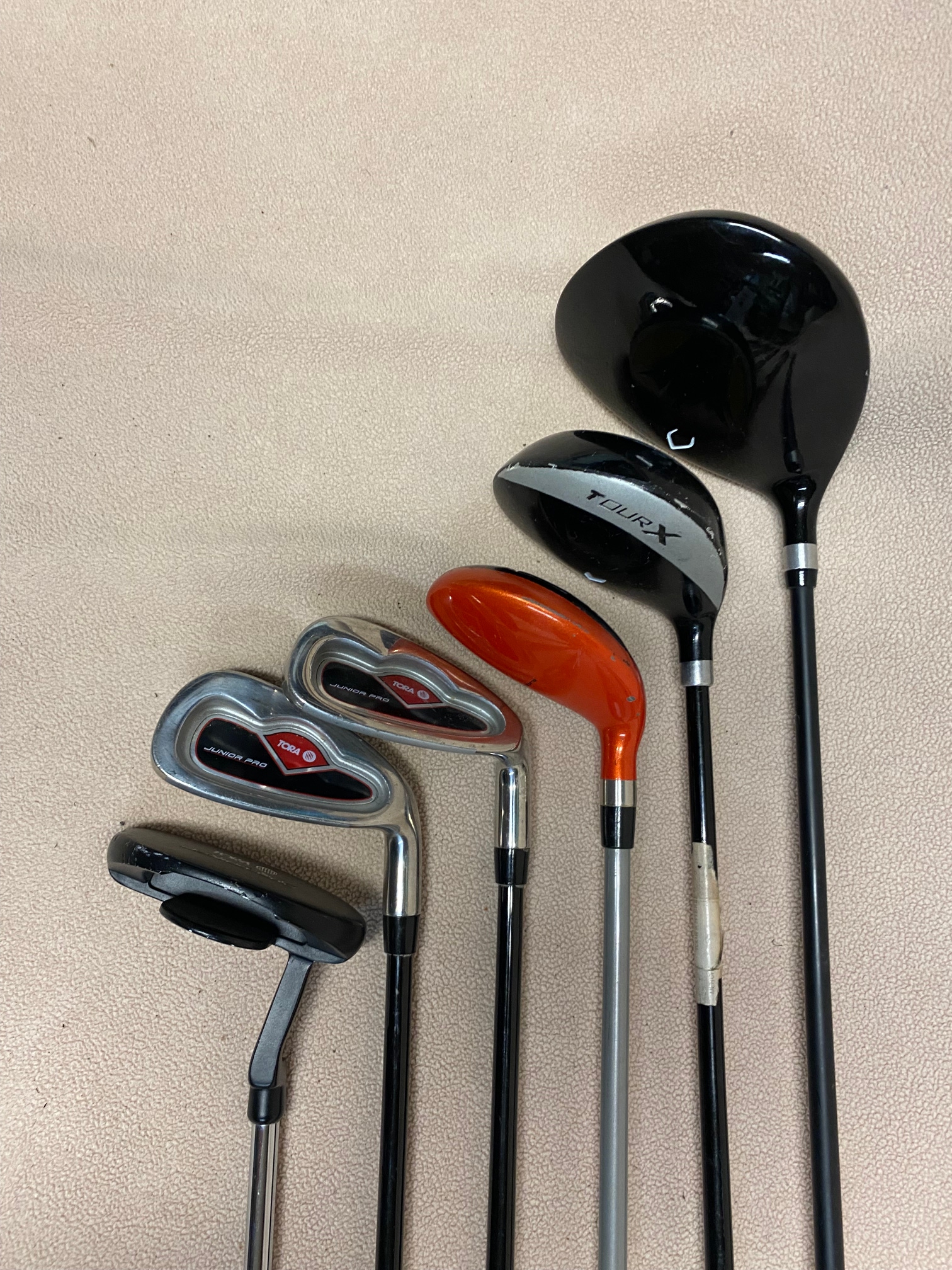Used Junior Top Flite Right Handed Top Flite Junior Clubs (Full Set) 6 Pieces
