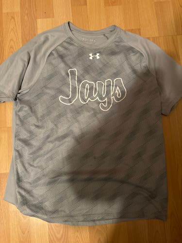 Issued Johns Hopkins Mens Lacrosse Shooting Shirt