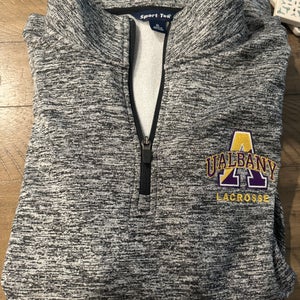 Gray New Albany lacrosse Adult Unisex XL Sweatshirt