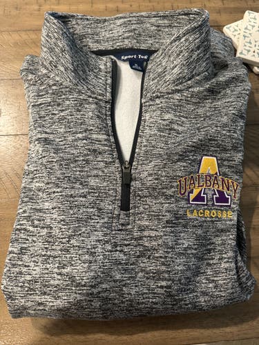 Gray New Albany lacrosse Adult Unisex XL Sweatshirt