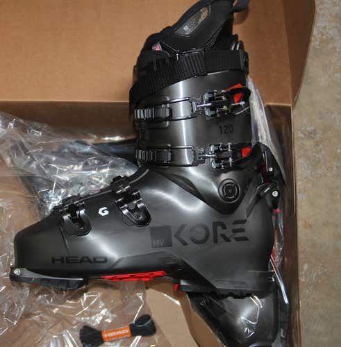 NEW 2024  HEAD  KORE 120 GW ski boots ANTHR./RED Ski Boots Mens 30.5 mondo