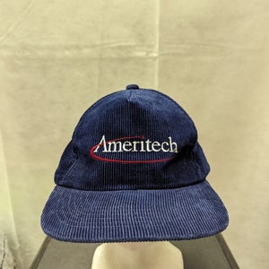 Vintage Ameritech Courdory Snapback Hat Yupoong