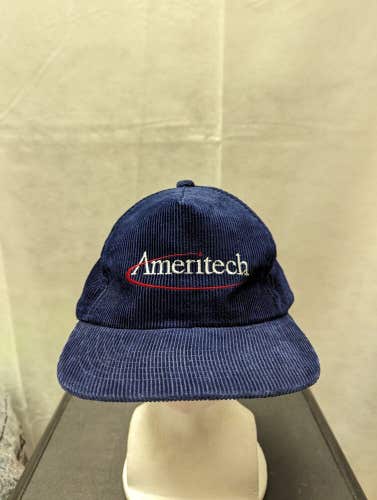 Vintage Ameritech Courdory Snapback Hat Yupoong