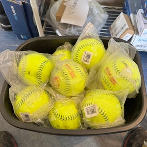 Worth 12" USSSA Hot Dot Slowpitch Softballs UHD12SY