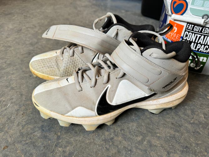 Gray Men's Molded Cleats Low Top Force Zoom Trout 8