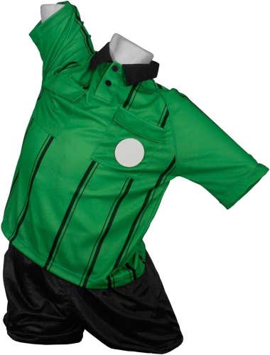 Kwik Goal Adult Premier 15B6974 Size Large Green Referee Jersey NWT