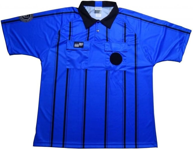 Official Sports International Mens USSF Economy Royal Blue Referee Soccer Jersey