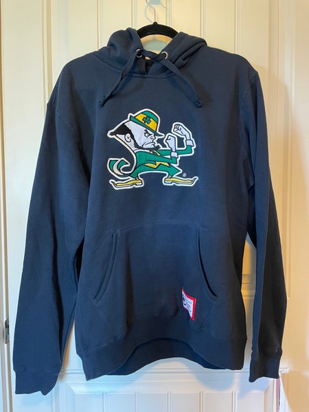 Vintage Notre Dame Fighting Irish Sweatshirt Hoodie Size Large - NWT