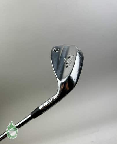 Used RH Titleist Vokey Chrome SM7 F Grind Wedge 50*-08 Wedge Flex Steel Golf