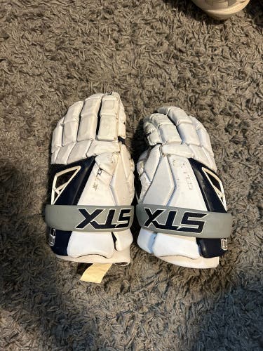 Used STX 12" Cell IV Lacrosse Gloves