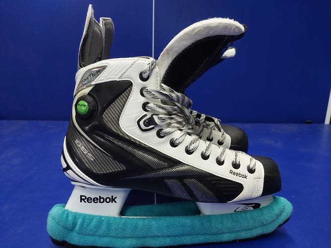 Used Senior Reebok White K Hockey Skates Regular Width 11.5