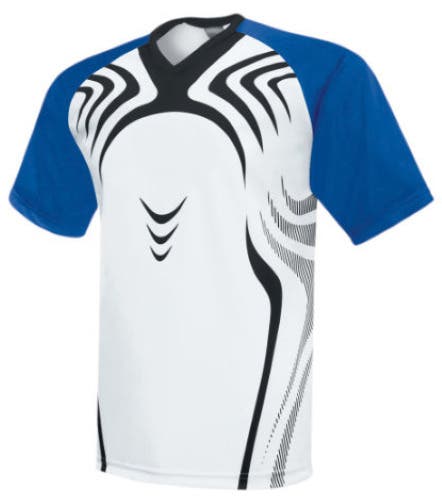 High Five Adult Flash Essortex Size Small Royal Blue White Soccer Jersey New