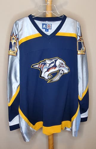 Nashville Predators Blue Men's Starter Jersey - Size 2XL