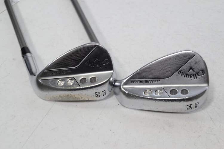 Callaway Jaws Raw Chrome 54*, 60* Wedge Set Right Catalyst Graphite # 166693