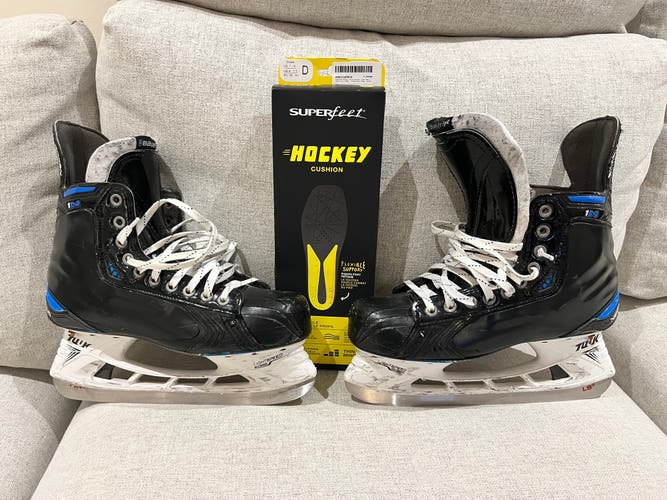 Bauer Pro Stock Skates - Size 8D - Nexus 1N Hockey Skates - V-Cut (Vapor 1X Dressed As 1N)