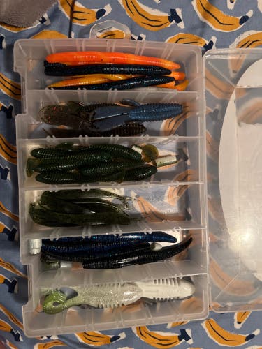 Fishing soft plastics