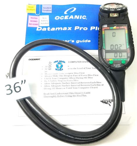 Oceanic Datamax Pro Plus SCUBA Dive Air Integrated Dive Computer Nitrox    #4069