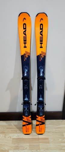 Used Unisex 130 cm All Mountain Shape vx Skis With Bindings