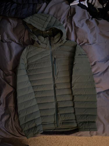 Green New Large SYNC Jacket Stretch Down
