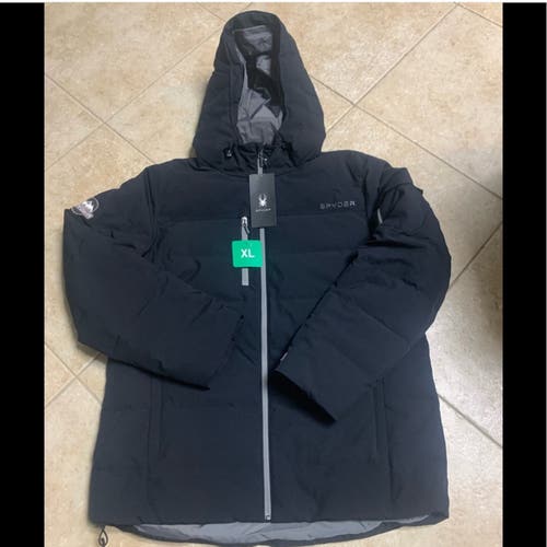 Black New XL Spyder Jacket