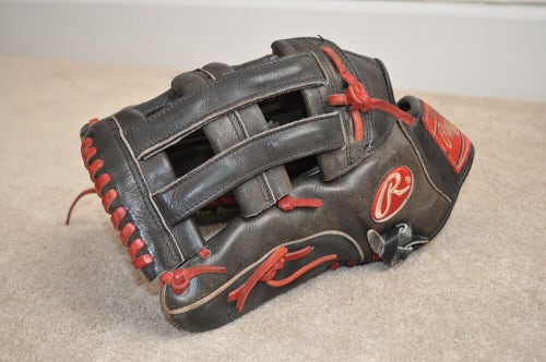 12.75" Rawlings Heart of the Hide PRO303-6JB Leather Baseball Softball Glove LHT