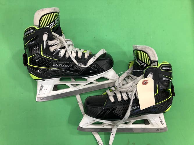 Used Bauer GSX Hockey Goalie Skates D&R (Regular) 3.0 - Junior