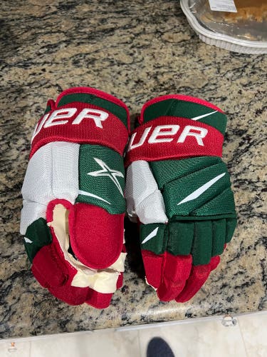 New Jersey Devils retro gloves 14’ Bauer 2xPro