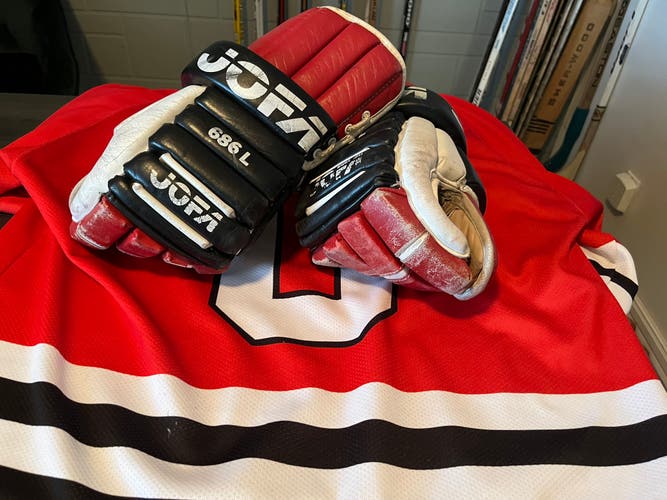 Jofa 686 Full leather hockey gloves