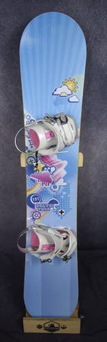 SAPIENS DELTA TWIN SNOWBOARD SIZE 151 CM WITH NEW SIMS LARGE BINDINGS