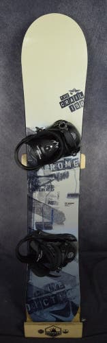 ROME THE CRAIL SNOWBOARD SIZE 150 CM WITH NEW ALTITUDE LARGE BINDINGS