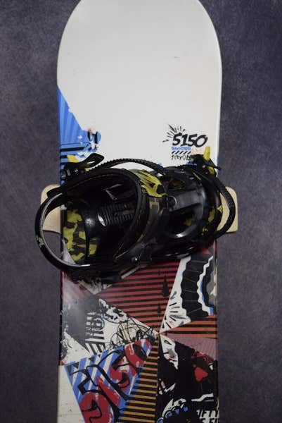5150 SHOOTER SNOWBOARD SIZE 128 CM WITH K2 SMALL BINDINGS | SidelineSwap |  Buy and Sell on SidelineSwap
