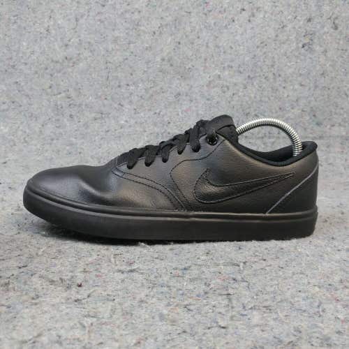 Nike SB Check Solar Mens Shoes Size 8.5 Black Skateboarding Sneakers 843895-009