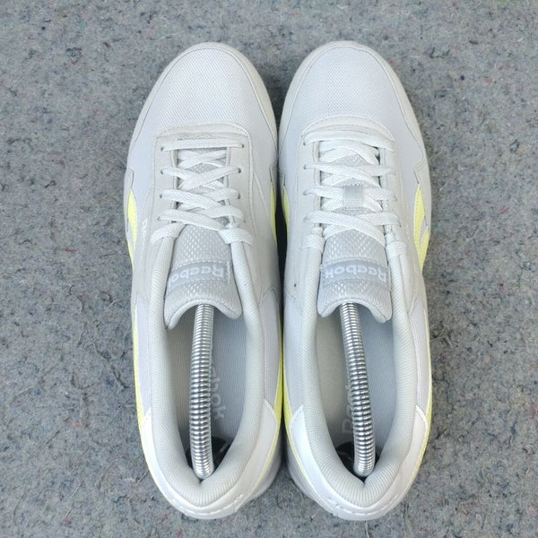 Reebok Womens Royal Classic Jogger Shoes Gray Yellow 212001 Low