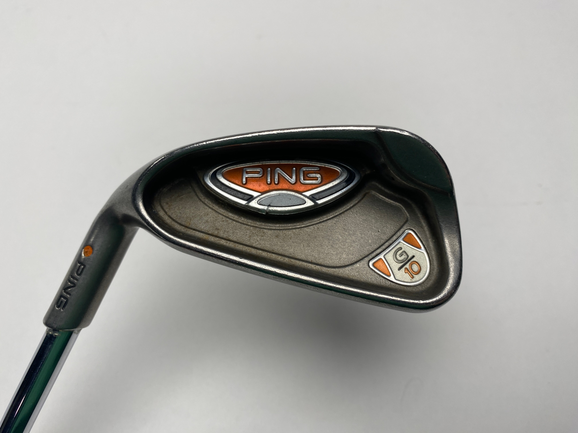 Ping G10 Single 5 Iron Orange Dot 2* Flat True Temper GS 75 S200 Stiff Steel LH